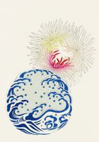 Plakat 70x100cm Nature, Bijutsukai Japoński Vintage do Salonu