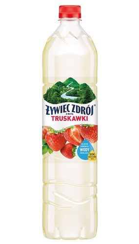 Żywiec Zdrój Napój niegazowany z nutą truskawki 1,2 l na Arena.pl