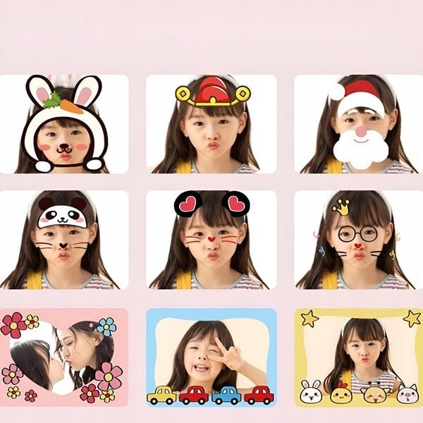 APARAT NATYCHMIASTOWY CYFROWY DLA DZIECI Z DRUKARKĄ KARTA 32GB + 2 ROLKI zdjęcie 15