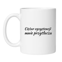 KUBEK "CIĘŻAR EGZYSTENCJI MNIE PRZYTŁACZA"