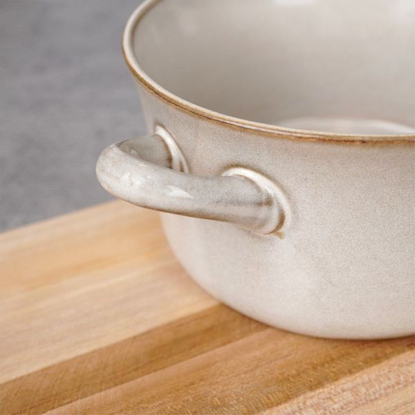 Miska Bulionówka Miseczka na Zupę Gulasz Płatki z Uszami Uchwytami 600 ml zdjęcie 6