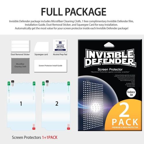 FOLIA OCHRONNA RINGKE INVISIBLE DEFENDER GALAXY S8+ PLUS na Arena.pl