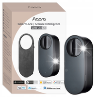 Aqara Smart Lock U200 Lite Czarny Inteligentny zamek do drzwi EL-D03D