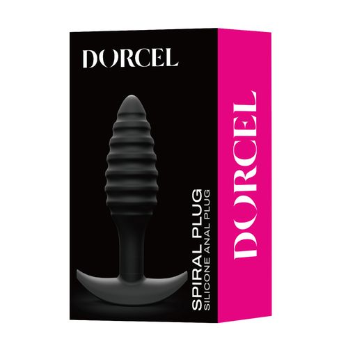 silikonowy korek analny dla kobiet i mężczyzn. spiralna tekstura. na Arena.pl