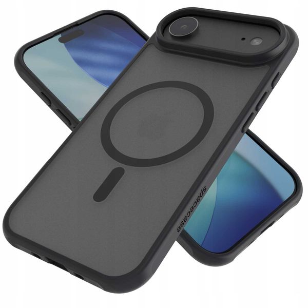 Spacecase Hybrid Mag Iphone 17 Air Black zdjęcie 2