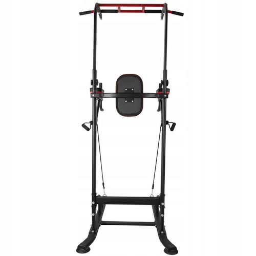 DRĄŻEK STACJONARNY WIELOFUNKCYJNY DO PODCIĄGANIA PORĘCZE DO ĆWICZEŃ DIPÓW na Arena.pl