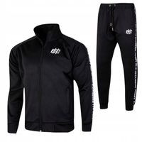 Dres sportowy STYLE komplet L CZARNY-BIAŁY
