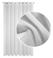 Firana gotowa na przelotkach Eurofirany  140X250 REBECCA biały