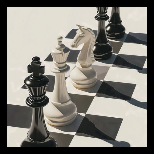 Plakat 20x20cm Szach i Mat na Arena.pl