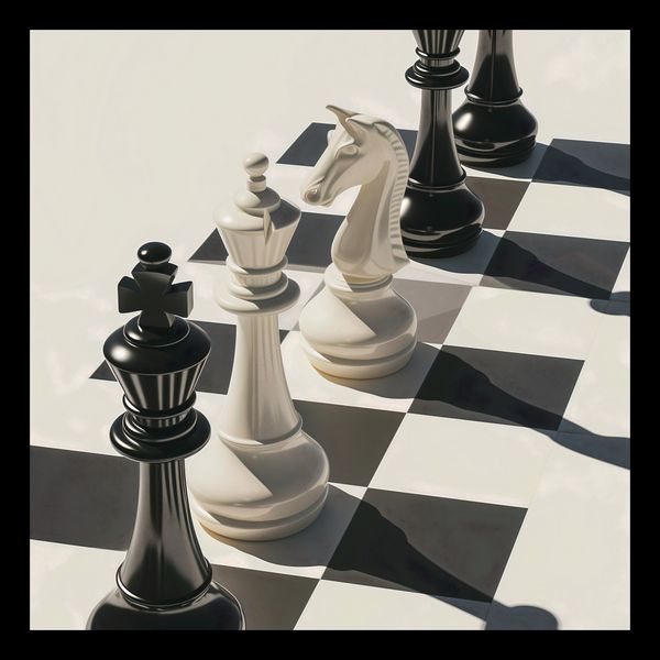 Plakat 20x20cm Szach i Mat zdjęcie 2