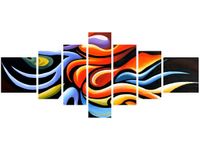 160CM 70CM OBRAZ 7 ELEM KOBIETA TAŃCU ŚCIENNY