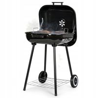 GRILL OGRODOWY Z DODATKOWĄ POKRYWĄ NA ZAWIASACH + KOŁKA PRZENOŚNE