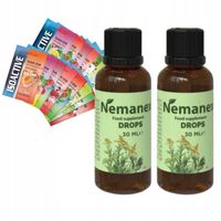 ZESTAWX2 NEMANEX-KROPLE NA OCZYSZCZENIE ORGANIZMU Z PASOŻYTÓW TOKSYN 30ml+G