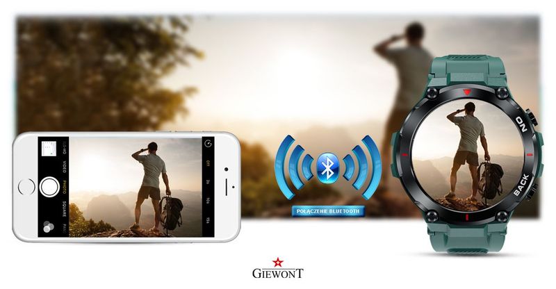 Smartwatch Giewont GW460-2 Zielony GPS zdjęcie 12