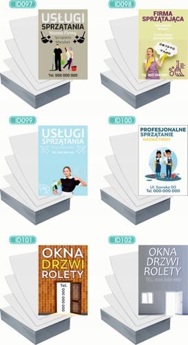 Ulotki A4 reklamowe firmowe 100szt projekt w cenie AGENCJA UBEZPIECZENIOWA na Arena.pl