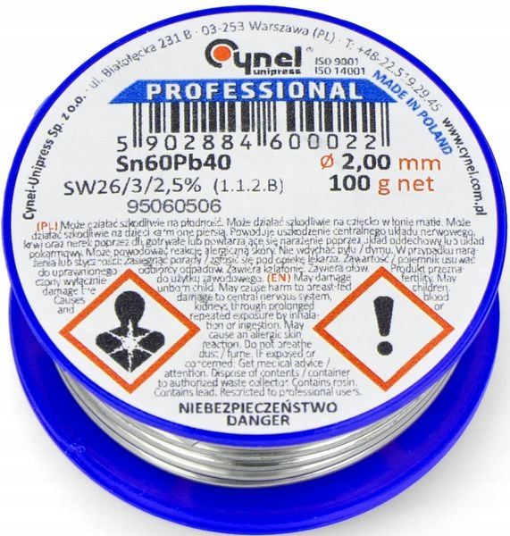 Cyna Cynel 2 mm 100 g zdjęcie 1