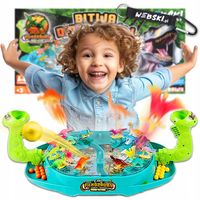 GRA ZRĘCZNOŚCIOWA PIŁKOZAURY DINO ATTACK USTRZEL DINOZAURA DLA DWÓCH OSÓB