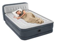 Materac dmuchany dwuosobowy 236x152x46/86 Intex 64448 z pompką wbudowaną