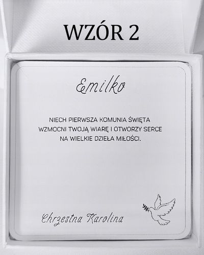 Pamiątka Komunii Świętej Srebrny łańcuszek z krzyżykiem srebro 925 na Arena.pl