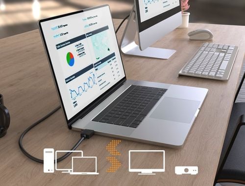 Kabel HAMA DisplayPort - 1.2 Ultra HD 4k 3m na Arena.pl