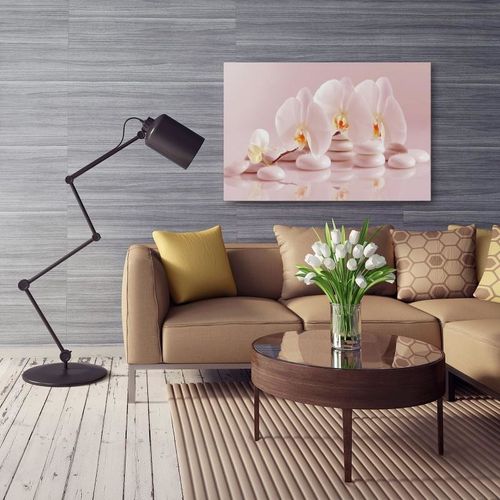 Obraz na płótnie - Canvas, Storczyki ZEN 80x60 na Arena.pl