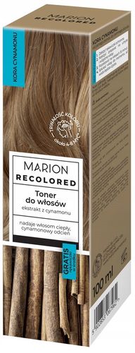 MARION RECOLORED TONER DO WŁOSÓW KORA CYNAMONU 100 ML na Arena.pl