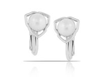 klipsy z perełkami z kolekcji classic (e14785ag)