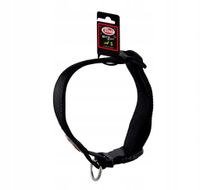 Obroża dla psa nylonowa z podszyciem neoprenowym L 28-45cm czarna