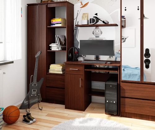 BIURKO JAY 90 cm WENGE na Arena.pl