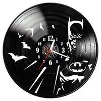 Zegar ścienny z płyty winylowej Batman 613.14