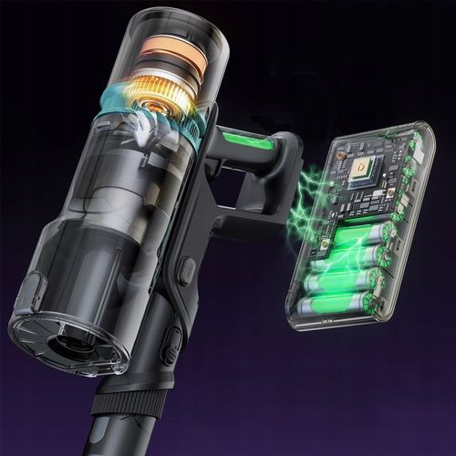 Odkurzacz bezprzewodowy PROSCENIC P16 45000Pa 550W światło LED zginana rura na Arena.pl