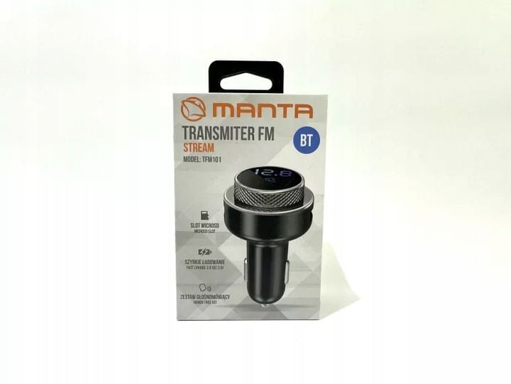 Transmiter FM MANTA Stream TFM101 BT zdjęcie 7
