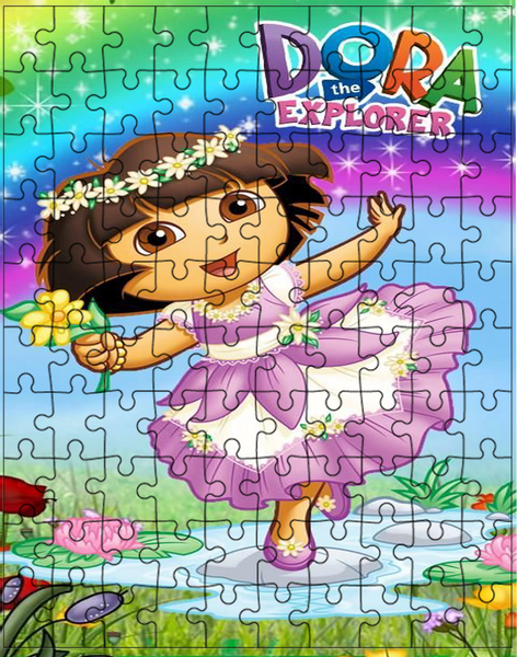 Puzzle tradycyjne Dora Odkrywca zdjęcie 1