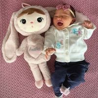 Króliczek Lalka Metoo z imieniem prezent roczek