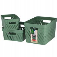 Curver 245854 pojemnik ażurowy INFINITY zielony 4,