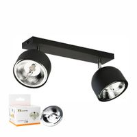 lampa reflektor spot altea black 6518 tk lighting