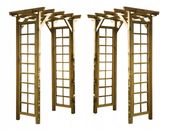 PERGOLA PERGOLE DREWNIANA KWIETNIK KRATA PRZEJŚCIE