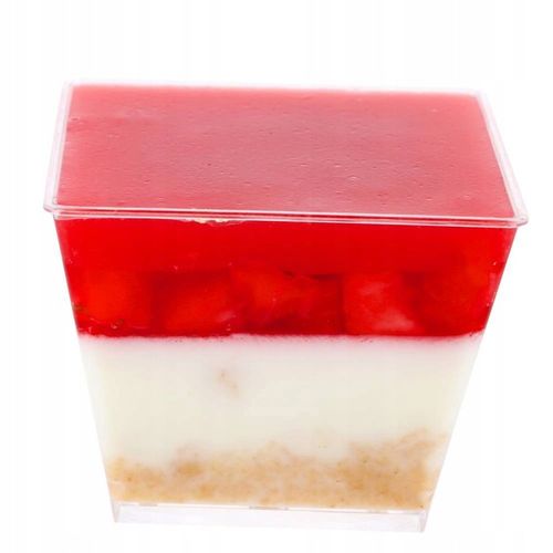 PUCHARKI DO DESERÓW Galaretka Na Mini Deserki Piramida Pojemnik 50szt 120ml na Arena.pl
