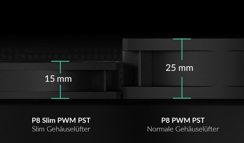 ARCTIC P8 SLIM PWM PST wentylator do obudowy 8cm, 80x80mm na Arena.pl
