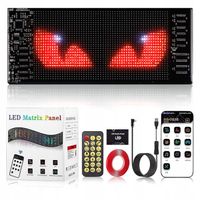 LAMPA LED MATRIX DO SAMOCHODU DIABELSKIE OCZY APLIKACJA BLUETOOTH 173x70 mm