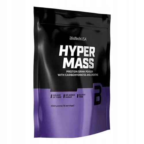 BIOTECH HYPER MASS 1000g GAINER WĘGLOWODANY + BIOTECH ISO WHEY ZERO 25 g na Arena.pl