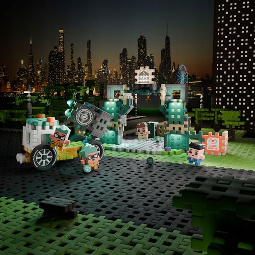 Marioinex Wafle Mini NAPAD NA BANK, skarbiec z diamentami 148 el 4 figurki na Arena.pl