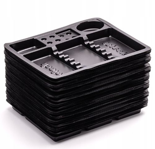 TACKI STOMATOLOGICZNE JEDNORAZOWE CZARNE 19x15cm - 100szt na Arena.pl