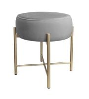 Taboret Pola noga metalowa złota MG17