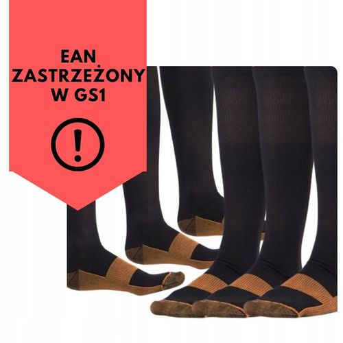 3X PODKOLANÓWKI PRZECIWŻYLAKOWE UCISKOWE NA ŻYLAKI SKARPETY SKARPETKI 39-44 na Arena.pl