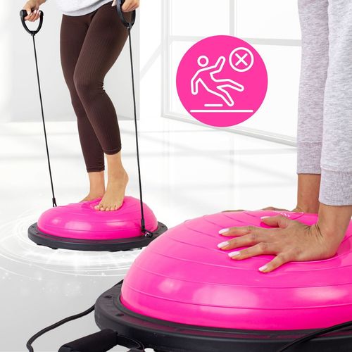 Platforma Do Balansowania Różowa Piłka Do Ćwiczeń Trener Równowagi na Arena.pl