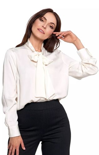 Koszula Damska z Kokardą MORAJ Elegancka Stylowa Bluzka Kobieca - M na Arena.pl