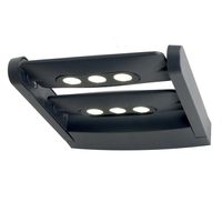 Kinkiet zewnętrzny SIGMUND-6W Elstead LED 18W do ogrodu grafit