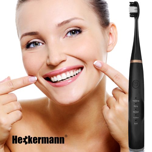 Szczoteczka Do Zębów + Scaler Heckermann Lc-H156 Czarna na Arena.pl