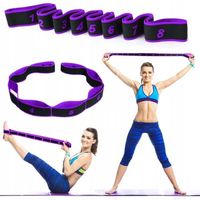 Guma gimnastyczna do Rozciągania Taśma do Ćwiczeń Różowa